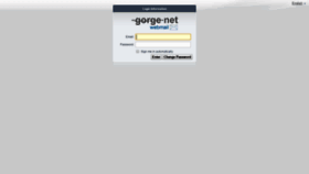 What Webmail.gorge.net website looked like in 2019 (5 years ago)