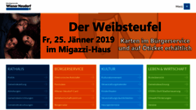 What Wiener-neudorf.gv.at website looked like in 2019 (5 years ago)