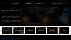 What Watchmoviestream.com website looked like in 2019 (5 years ago)