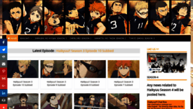 What Watchhaikyuu.net website looked like in 2019 (5 years ago)