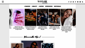 What Wannabemagazine.com website looked like in 2019 (5 years ago)