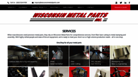 What Wisconsinmetalparts.com website looked like in 2019 (5 years ago)