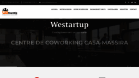 What Westartup.ma website looked like in 2019 (5 years ago)