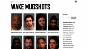 What Wakemugshots.com website looked like in 2019 (5 years ago)