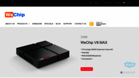 What Wechipbox.com website looked like in 2019 (5 years ago)