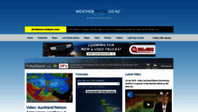 What Weatherwatch.co.nz website looked like in 2019 (5 years ago)