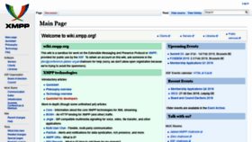 What Wiki.xmpp.org website looked like in 2019 (5 years ago)