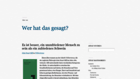 What Werhatdasgesagt.de website looked like in 2019 (5 years ago)