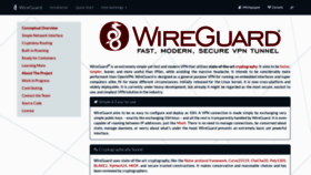 What Wireguard.com website looked like in 2019 (5 years ago)