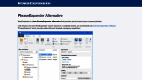 What Wordexpander.net website looked like in 2019 (5 years ago)