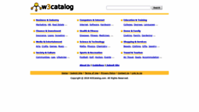 What W3catalog.com website looked like in 2019 (5 years ago)