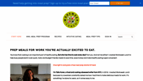 What Workweeklunch.com website looked like in 2019 (5 years ago)