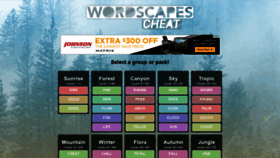 What Wordscapescheat.com website looked like in 2019 (5 years ago)