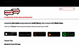 What Whatsnewpodcast.org website looked like in 2019 (5 years ago)