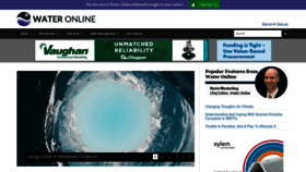 What Wateronline.com website looked like in 2019 (5 years ago)