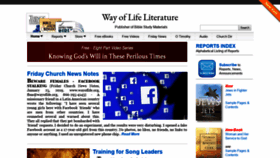 What Wayoflife.org website looked like in 2019 (5 years ago)