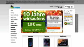 What Wirkaufens.de website looked like in 2019 (5 years ago)