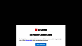 What Wurth.es website looked like in 2019 (5 years ago)