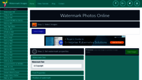 What Watermark-images.com website looked like in 2019 (5 years ago)