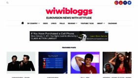 What Wiwibloggs.com website looked like in 2019 (5 years ago)