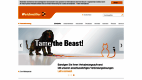 What Weidmueller.de website looked like in 2019 (5 years ago)