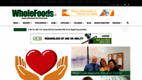What Wholefoodsmagazine.com website looked like in 2019 (5 years ago)
