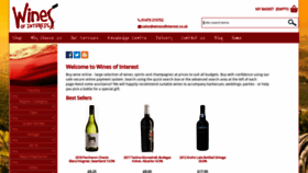 What Winesofinterest.co.uk website looked like in 2019 (5 years ago)
