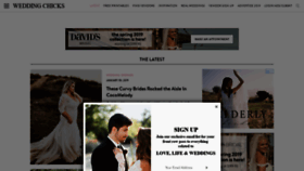 What Weddingchicks.com website looked like in 2019 (5 years ago)
