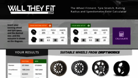 What Willtheyfit.com website looked like in 2019 (5 years ago)