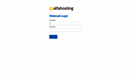 What Webmail-alfa3207.alfahosting-server.de website looked like in 2019 (5 years ago)