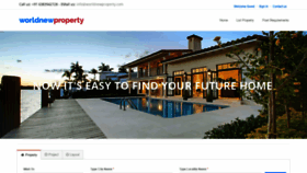 What Worldnewproperty.com website looked like in 2019 (5 years ago)