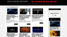 What Watchonlinecartoons.net website looked like in 2019 (5 years ago)