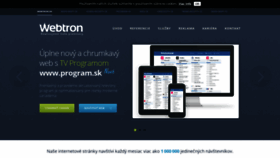 What Webtron.sk website looked like in 2019 (5 years ago)