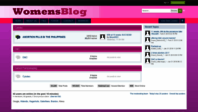 What Womensblog.org website looked like in 2019 (5 years ago)