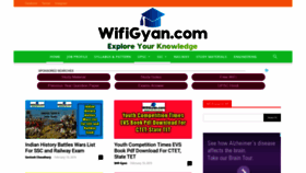 What Wifigyan.com website looked like in 2019 (5 years ago)