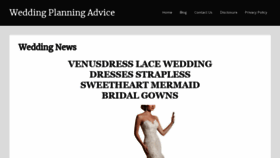 What Weddingplanningadvice.net website looked like in 2019 (5 years ago)