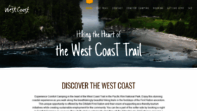 What Westcoasttrail.com website looked like in 2019 (5 years ago)