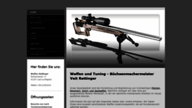 What Waffen-rettinger.de website looked like in 2019 (5 years ago)