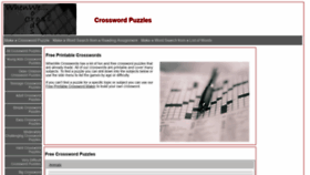 What Whenwecrosswords.com website looked like in 2019 (5 years ago)