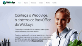 What Webbsys.com.br website looked like in 2019 (5 years ago)