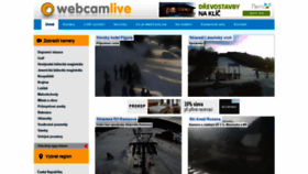 What Webcamlive.cz website looked like in 2019 (5 years ago)