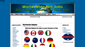 What Worldwidenetjobs.com website looked like in 2019 (5 years ago)