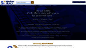 What Wisdomfilters.com website looked like in 2019 (5 years ago)