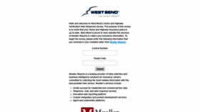 What Westbend.mypolicyupdate.com website looked like in 2019 (5 years ago)