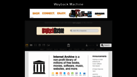 What Wayback.com website looked like in 2019 (5 years ago)