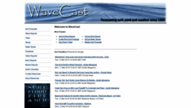 What Wavecast.com website looked like in 2019 (5 years ago)