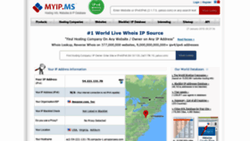 What Whatmyip.co website looked like in 2019 (5 years ago)