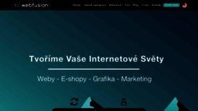 What Webfusion.cz website looked like in 2019 (5 years ago)