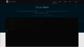 What Whale-alert.io website looked like in 2019 (5 years ago)