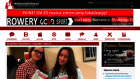 What Wadowiceonline.pl website looked like in 2019 (5 years ago)
